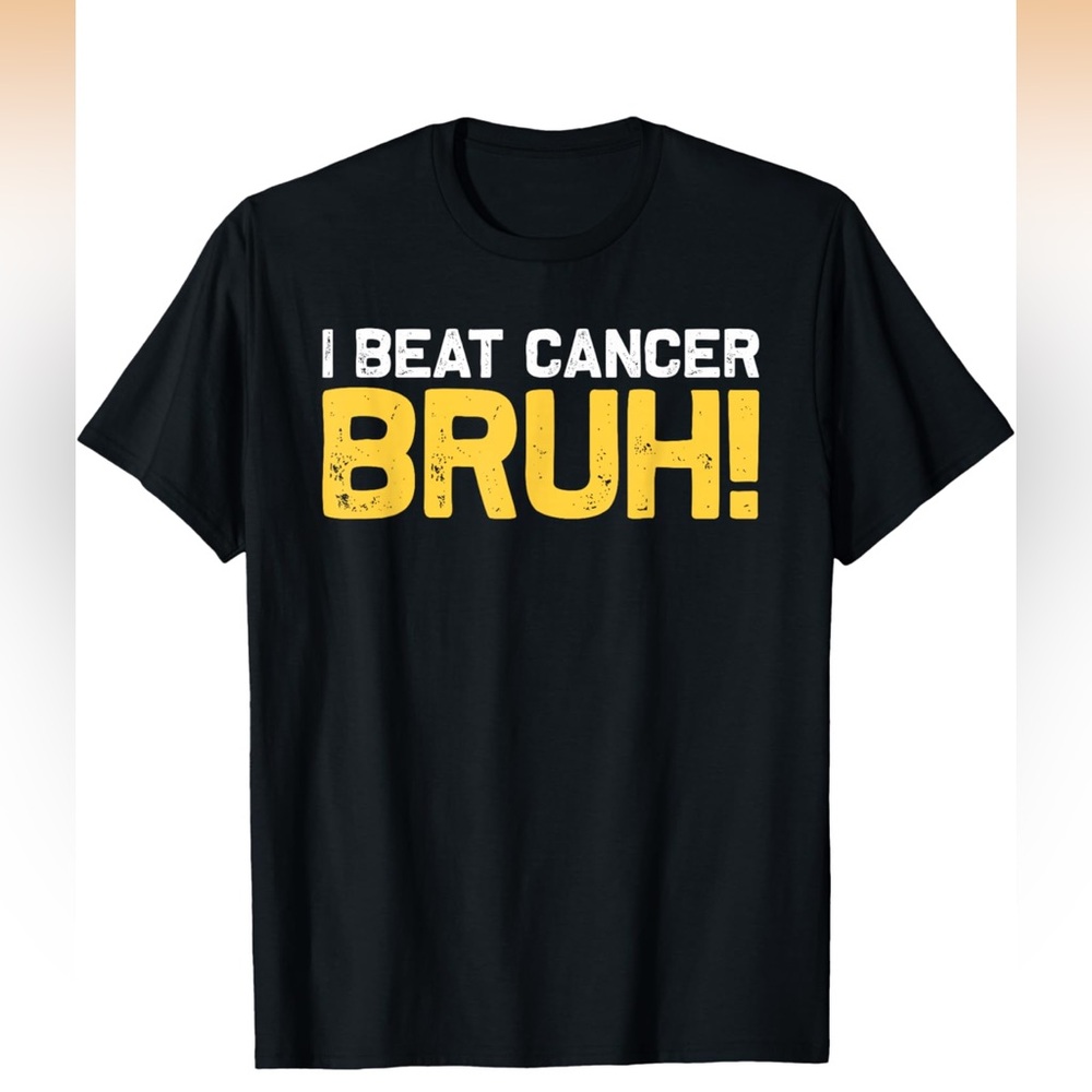 Beat Cancer Bruh! Brave Childhood Cancer Awareness Slogan T-Shirt